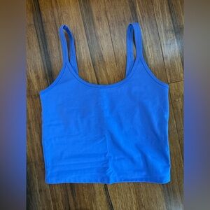 GIRLFRIEND COLLECTIVE | tank with built in bra | size M